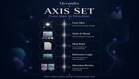 Qyvandra Axis Set diagram on a dark background