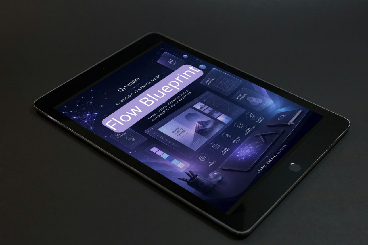 Tablet displaying a software interface on a dark background
